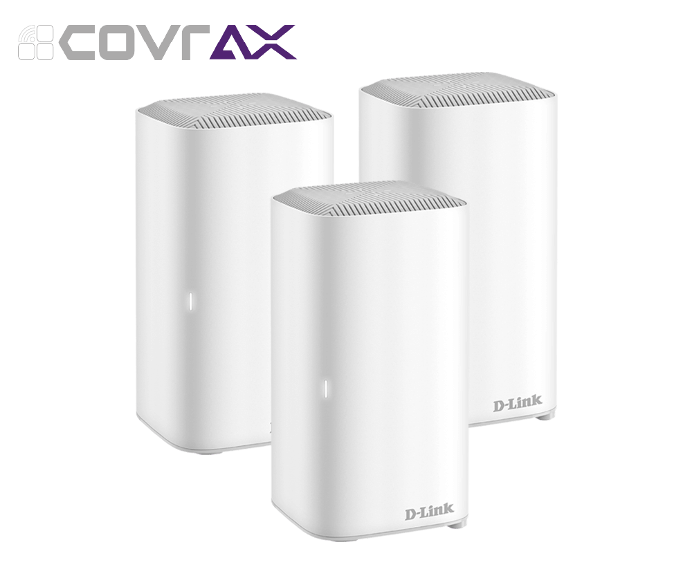D-Link AX1800 4 gigabit ports Wi-Fi 6 Mesh System 3 pack  (COVR-X1873)