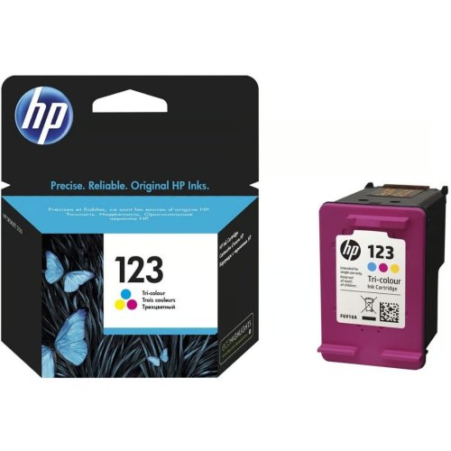 HP 123 Tri-color Ink Cartridge - F6V16AE