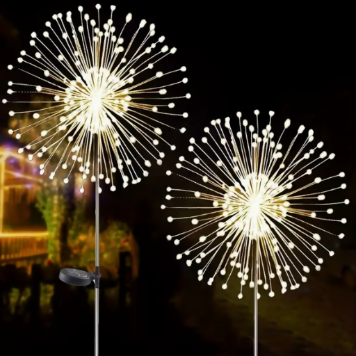 Outdoor Solar Lights Fireworks - 2 pcs
