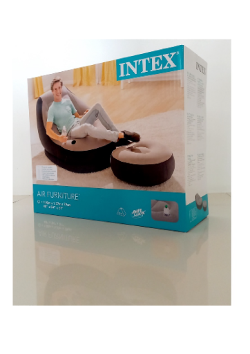Intex Ultra Lounge Inflatable Chair With Footrest